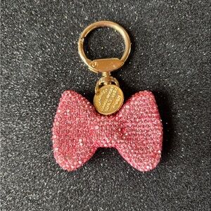 Pink Bow Keychain